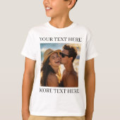 Foto en tekst t-shirt (Voorkant)