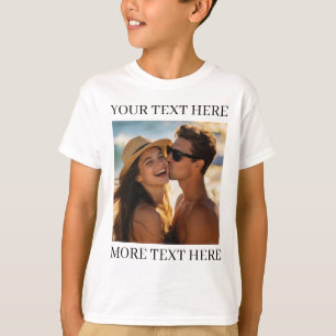 Foto en tekst t-shirt