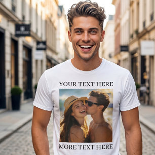 Foto en tekst t-shirt