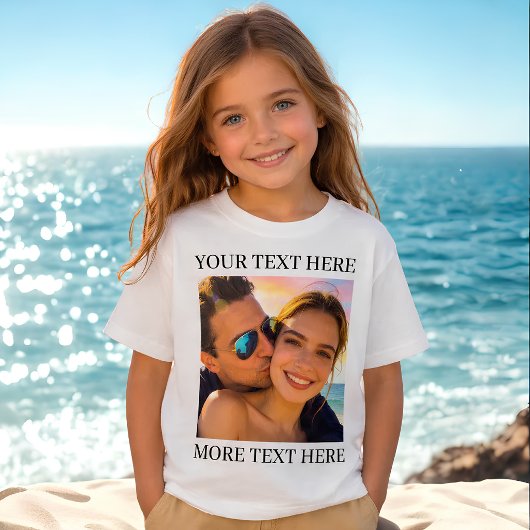 Foto en tekst t-shirt