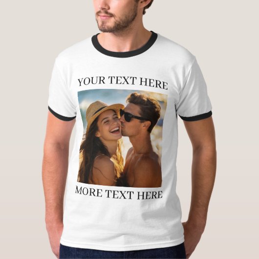 Foto en tekst t-shirt (Voorkant)