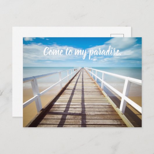 Foto en tekst uploaden briefkaart (Voorkant / Achterkant)