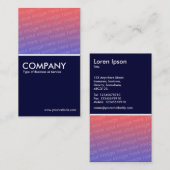 Foto en toon visitekaartje (Voorkant / Achterkant)