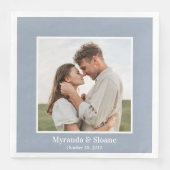 Foto Engagement Party — Stustblauw Servet (Voorkant)