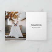 Foto Enge Pompoenen Happy Halloween Kaart (Binnen)