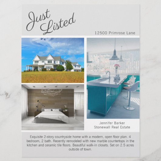 Foto enkel aangeboden onroerend goed 2 Zadelgrijze Flyer (Voorkant)