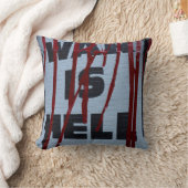 Foto Estilo Urbano Direto com Frase War is Hell Kussen (Deken)