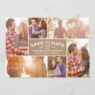 Foto-etalage: datum opslaan - Craft Save The Date