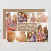Foto-etalage: datum opslaan - Craft Save The Date (Voorkant / Achterkant)