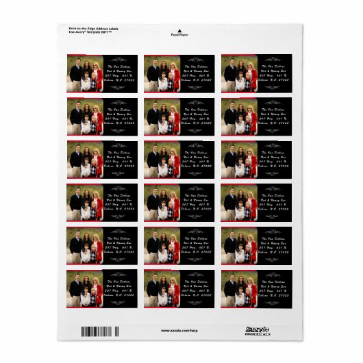 FOTO* ETIKET TOEVOEGEN (Full Sheet)