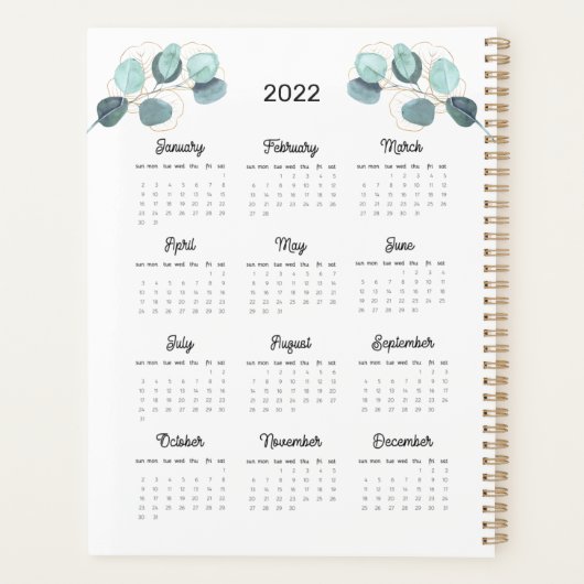 Foto Eucalyptus 2022 Agenda aangepast (Achterkant)