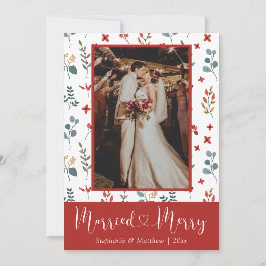 Foto Eucalyptus Berries Feestdagenkaart (Voorkant)