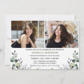 Foto Eucalyptus Greenery Graduy Party Kaart (Achterkant)