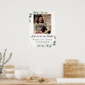 Foto Eucalyptus Rouw Welkom Bord Poster (Keuken)