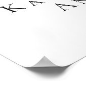 Foto Eucalyptus Rouwkaart Welkom Poster (Hoek)