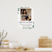 Foto Eucalyptus Rouwkaart Welkomstbord Poster (Keuken)