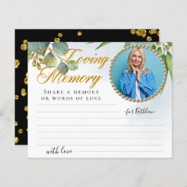 Foto Eucalyptus Share a Memory Funeral Kaart