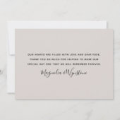 Foto Eucalyptus Weddenschap bedankt creditcard (Achterkant)