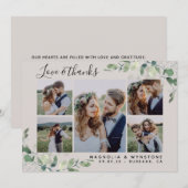 Foto Eucalyptus Weddenschap bedankt creditcard (Voorkant / Achterkant)