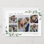 Foto Eucalyptus Weddenschap bedankt creditcard (Voorkant)