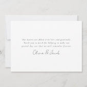 Foto Eucalyptus Weddenschap bedankt creditcard (Achterkant)