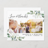 Foto Eucalyptus Weddenschap QR Hartelijk dank (Voorkant / Achterkant)