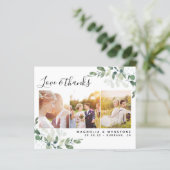 Foto Eucalyptus Weddenschap QR Hartelijk dank (Staand voorkant)