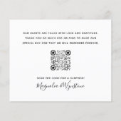 Foto Eucalyptus Weddenschap QR Hartelijk dank (Achterkant)