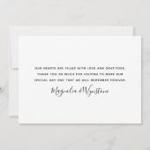 Foto Eucalyptus Wedding Bedankkaart (Achterkant)