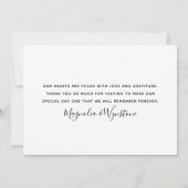 Foto Eucalyptus Wedding Bedankkaart (Achterkant)