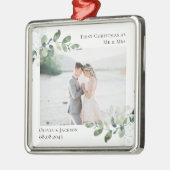 Foto Eucalyptus Wedding Metalen Ornament (Links)