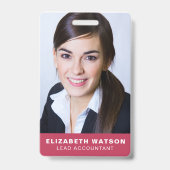 Foto Evenement ID Custom Lanyard Naambadge QR Code Badge (Voorzijde)