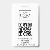 Foto Evenement ID Custom Lanyard Naambadge QR Code Badge (Achterkant)