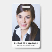 Foto Evenement ID Custom Lanyard Naambadge QR Code Badge (Voorzijde)