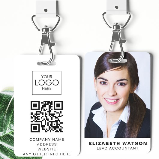 Foto Evenement ID Custom Lanyard Naambadge QR Code Badge