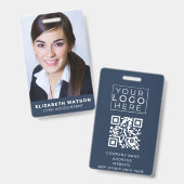 Foto Evenement ID Custom Lanyard Naambadge QR Code Badge (Voor- en achterkant)