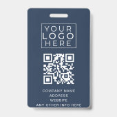 Foto Evenement ID Custom Lanyard Naambadge QR Code Badge (Achterkant)