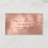 Foto Evenement Planner Make-up Leven Koraal Leer 1 Visitekaartje (Achterkant)