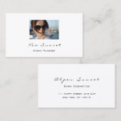 Foto Evenement Planner Make-up Wit Simply VIP Visitekaartje (Voorkant / Achterkant)