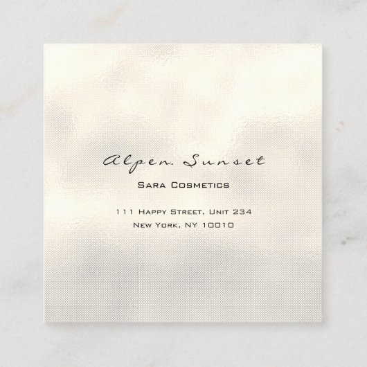 Foto Evenement Trouwfoto Marsala Mint Floral Vierkante Visitekaartje (Achterkant)