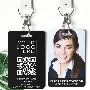 Foto Event ID Aangepaste Lanyard Naam Tag QR Code Badge