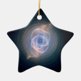 Foto Eye Nebula Star van het Kat Keramisch Ornament