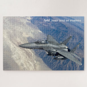 Foto F-15 Strike Eagle-strijkjet vliegtuig Legpuzzel