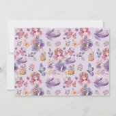 Foto Fairy Eerste Betoverde Woodland 1e Verjaardag Kaart (Achterkant)