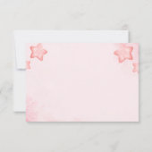 Foto Fairy Eerste Meisje's 1e Verjaardag Bedankkaart (Achterkant)