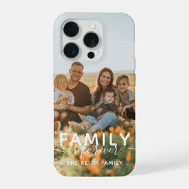 Foto Familie Is Voor Altijd Calligraphy Script iPhone 15 Pro Case