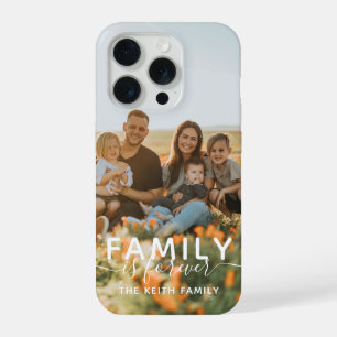 Foto Familie Is Voor Altijd Calligraphy Script iPhone 15 Pro Case