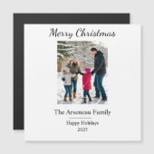 FOTO Familie Kerstvakantie Minimal Personalize (Voorkant / Achterkant)