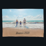 Foto familie zomervakantie kussensloop<br><div class="desc">Creëer je eigen kussen hoesje met je dierbare herinneringen! Lieve dromen! Voeg een van je favoriete foto's toe van een gelukkige zomervakantie,  een reis,  huwelijksreis,  je kinder,  vriendin / vriend of huisdier. Sjabloon voor jouw tekst,  zwarte letters. ... </div>