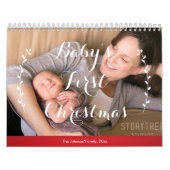 Foto Familiekalender Baby's eerste kerst Kalender (Hoes)
